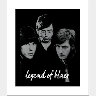 Trio legend, blues Eric Clapton Posters and Art